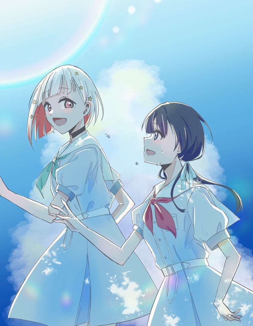 murano sayaka and yugiri tsuzuri (love live! and 1 more) drawn by tikuwa_l