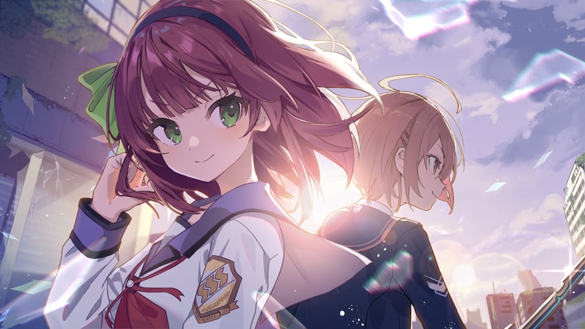 nakamura yuri and kayamori ruka (angel beats! and 1 more) drawn by shirama_(c2h76_5)