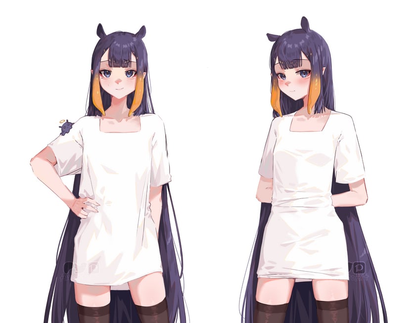 ninomae ina'nis and takodachi (hololive and 1 more) drawn by amattoart