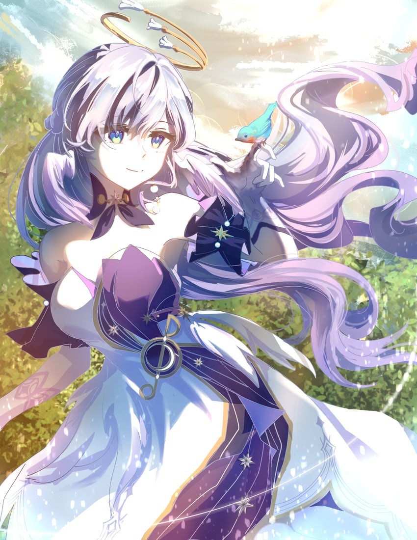 robin (honkai and 1 more) drawn by yan_miao