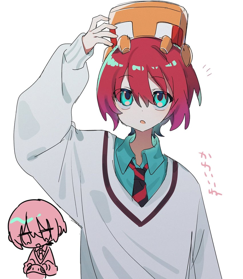 amate yuzuriha and haro (gundam and 1 more) drawn by eqio4x