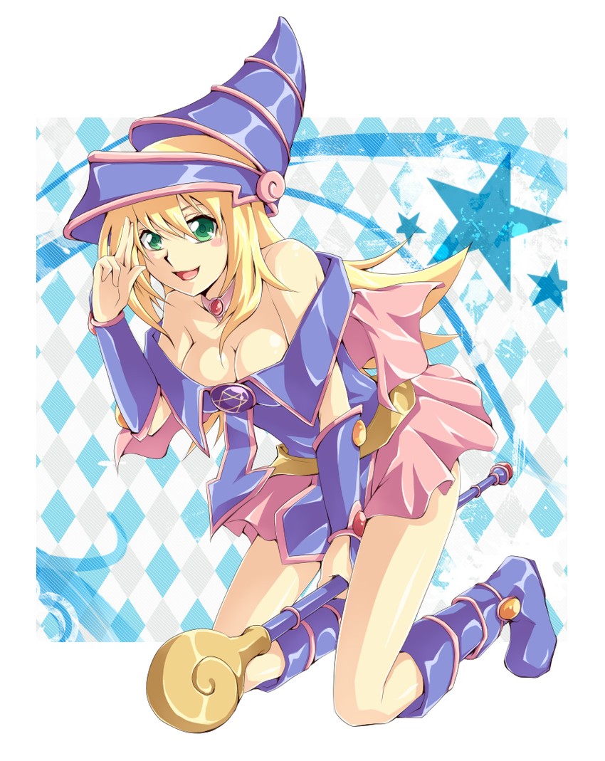 dark magician girl (yu-gi-oh!) drawn by mugicha_(sukimachaya)