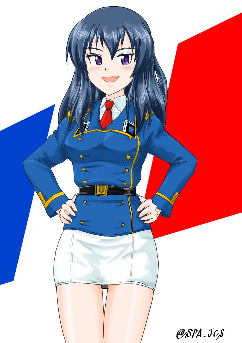 eclair (girls und panzer and 1 more) drawn by nspa_(spa-jcs)