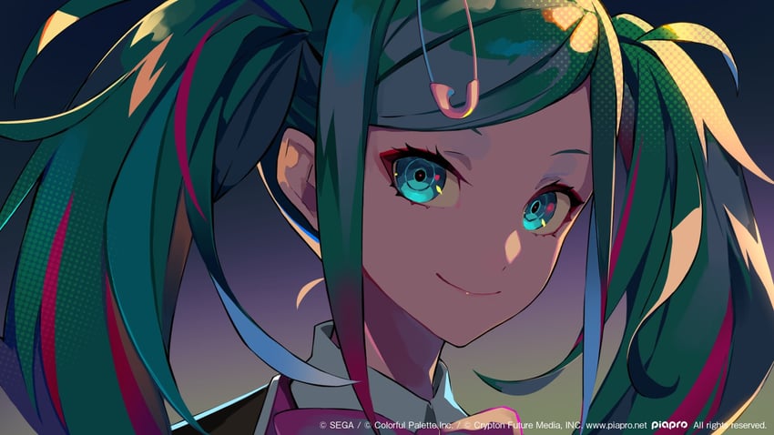 hatsune miku and leo/need miku (vocaloid and 1 more) drawn by lam_(ramdayo)