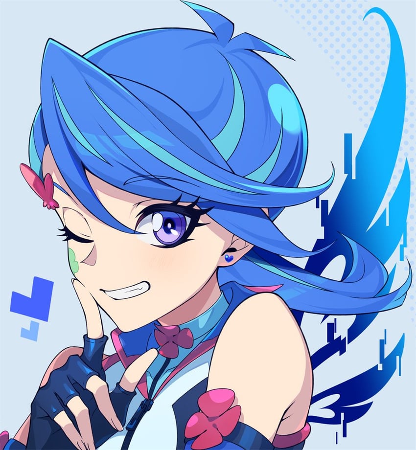 zaizen aoi and blue girl (yu-gi-oh! and 1 more) drawn by pira_811