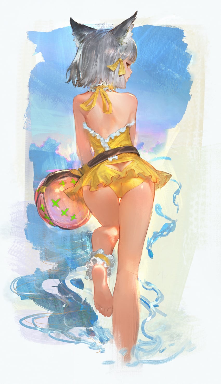 nia (xenoblade chronicles and 1 more) drawn by daible