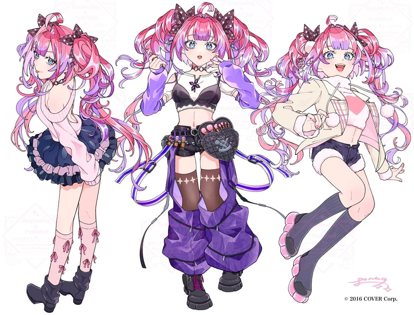 kikirara vivi (hololive and 1 more) drawn by ponko517