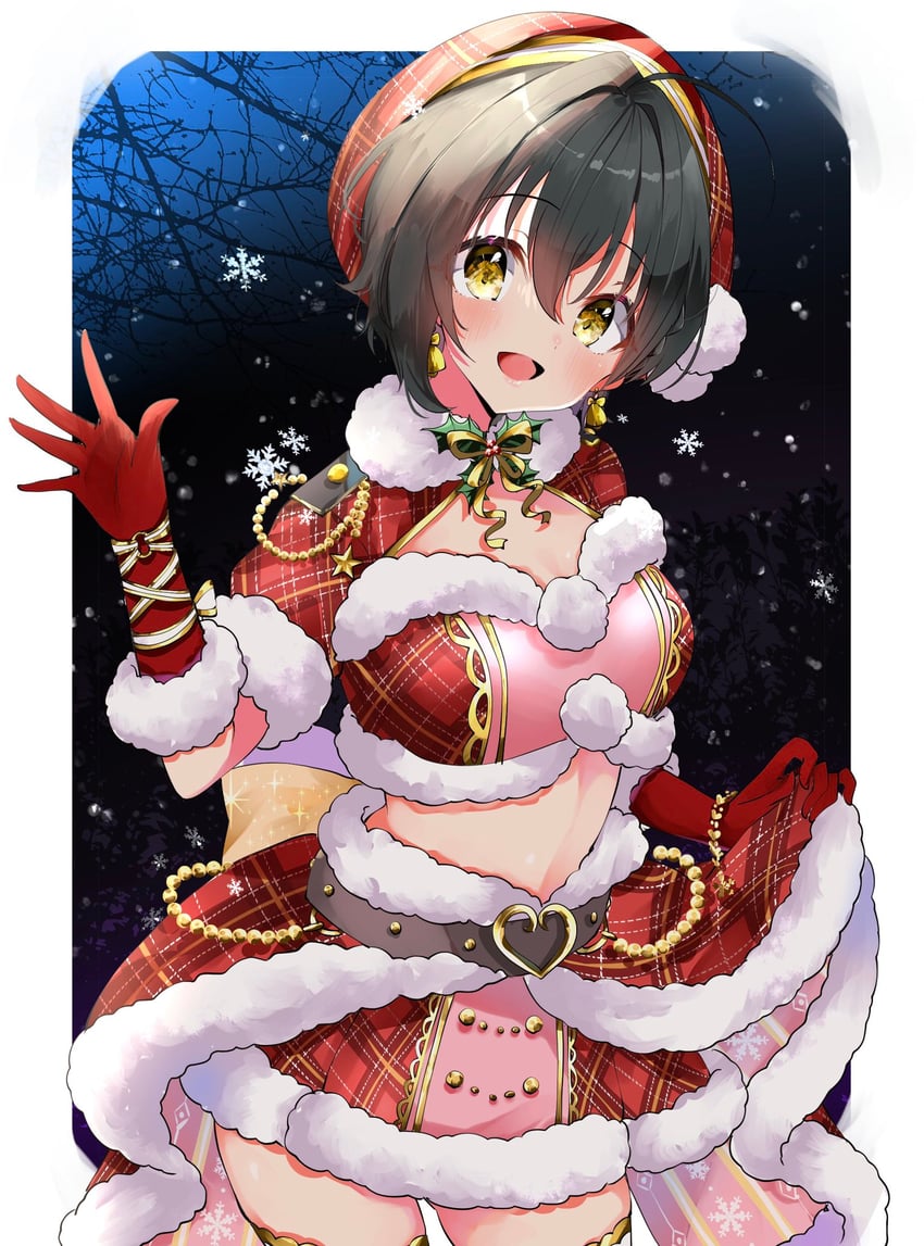 kohinata miho (idolmaster and 2 more) drawn by yuanagae