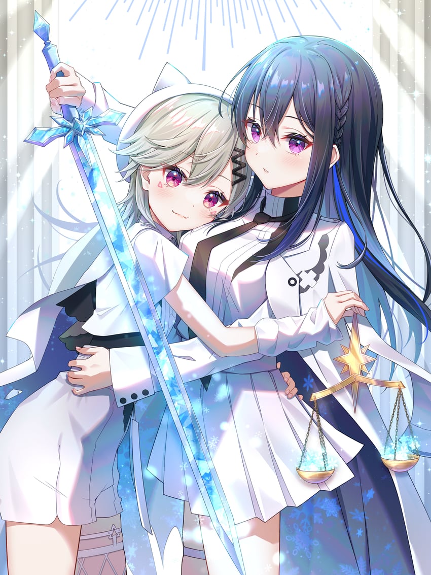 ichinose uruha and komori met (vspo!) drawn by toki_(toki_ship8)