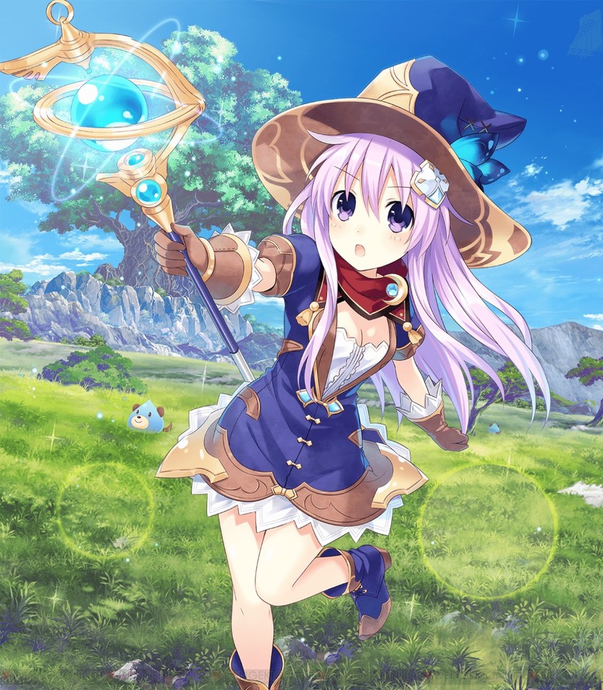 nepgear and dogoo (neptune and 1 more) drawn by tsunako