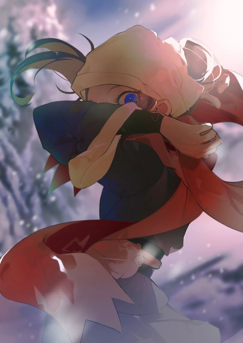 akari (pokemon and 1 more) drawn by cangshu_cao