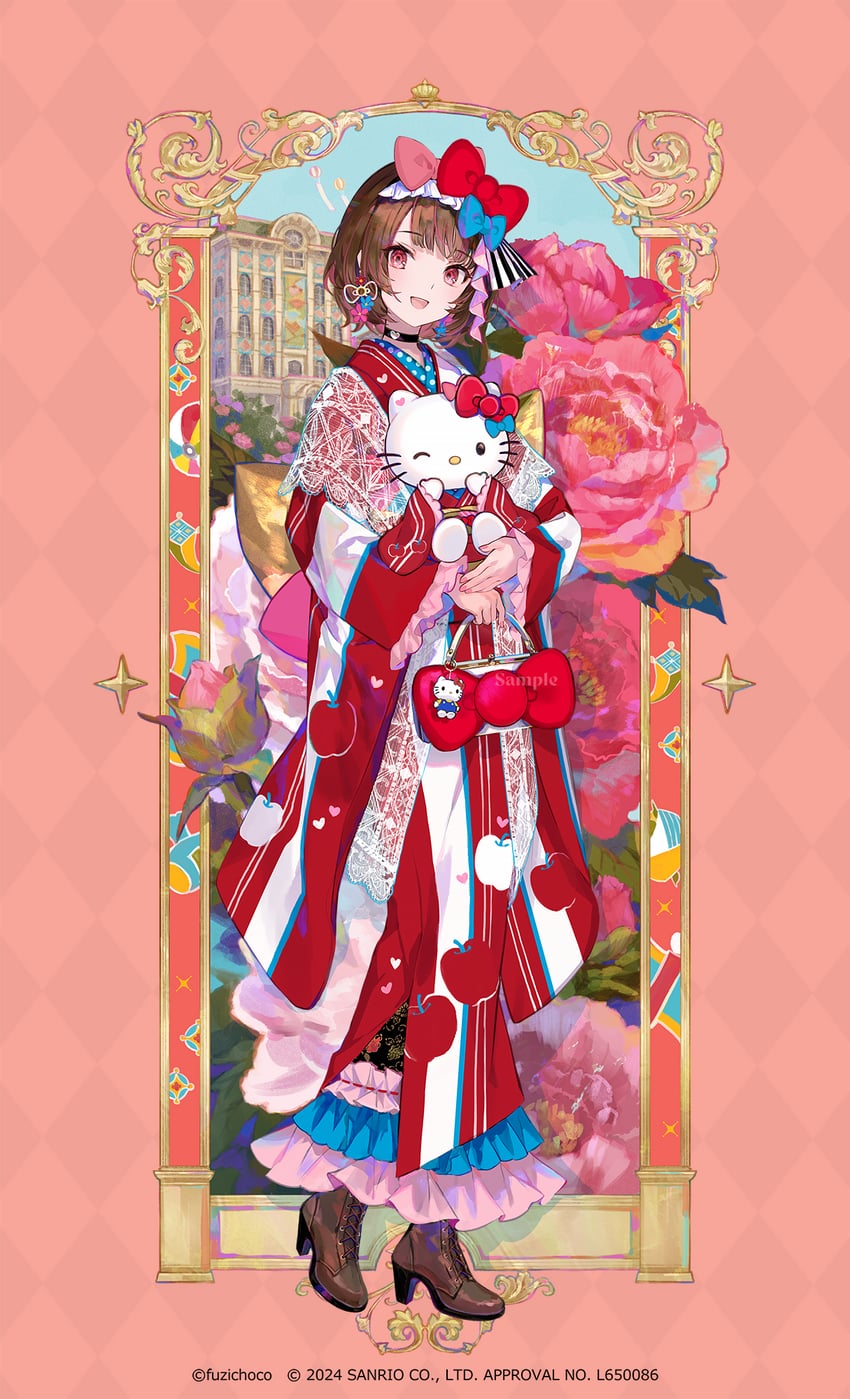 hello kitty (sanrio and 1 more) drawn by fuzichoco