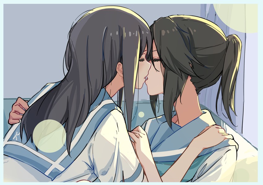 yoroizuka mizore and kasaki nozomi (hibike! euphonium and 1 more) drawn by nozo_mizore