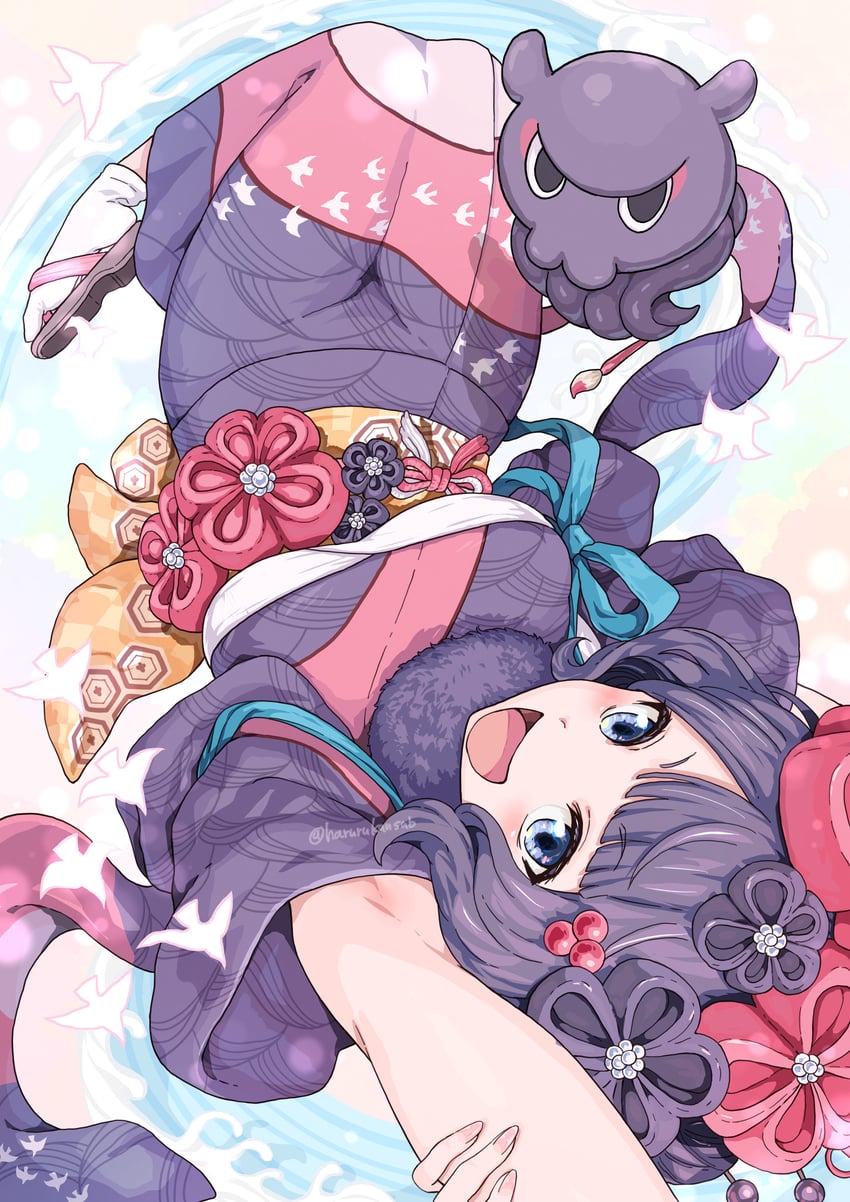katsushika hokusai and tokitarou (fate and 1 more) drawn by harurukan