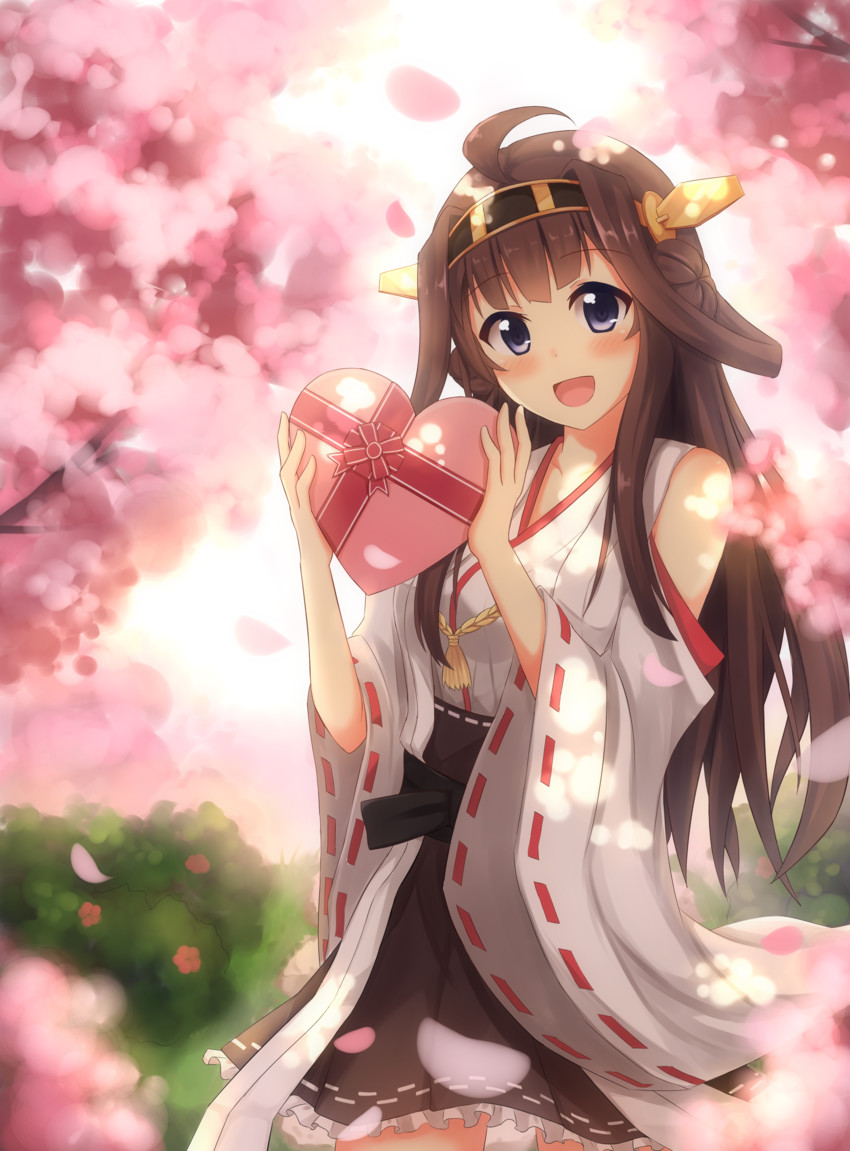 kongou (kantai collection) drawn by onamae-kun