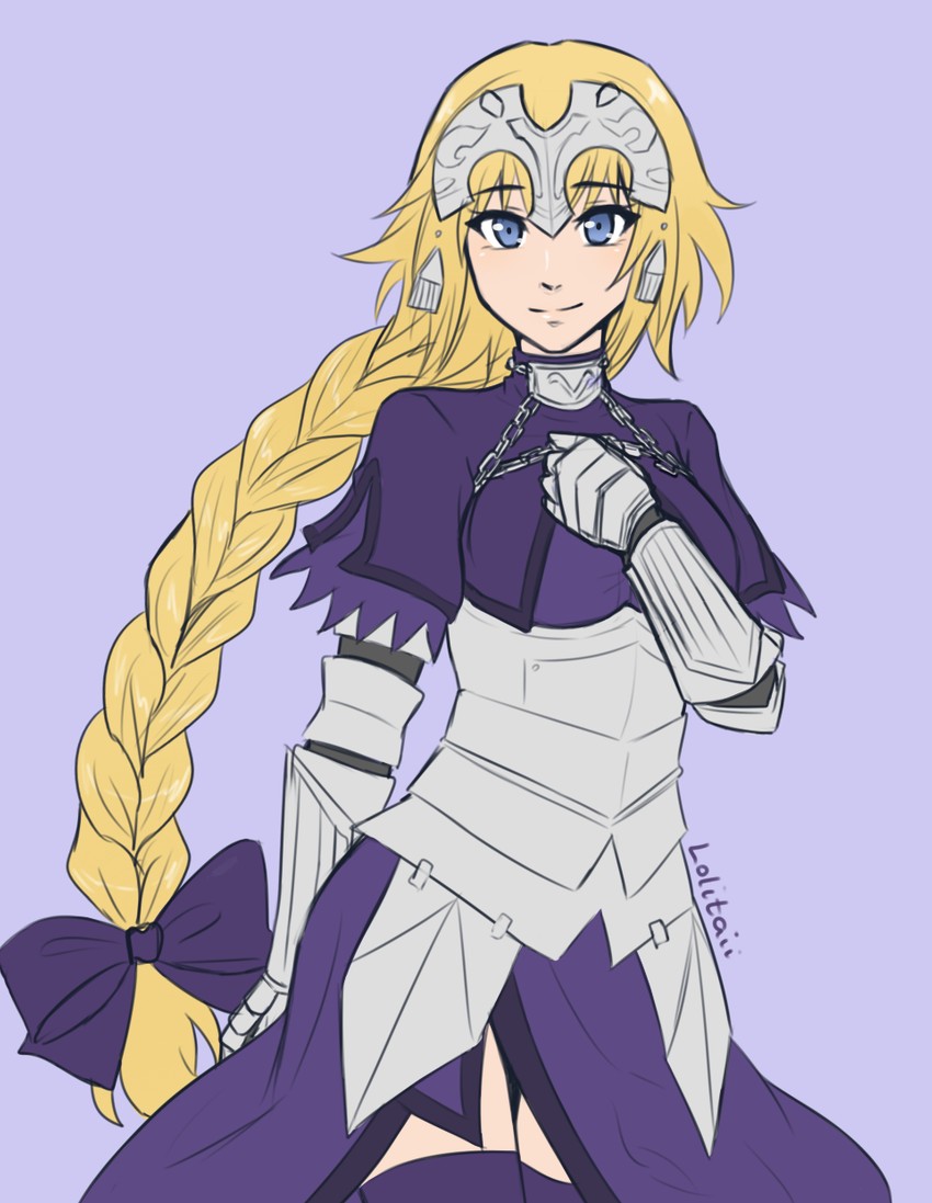 jeanne d'arc (fate and 2 more) drawn by aii_taii