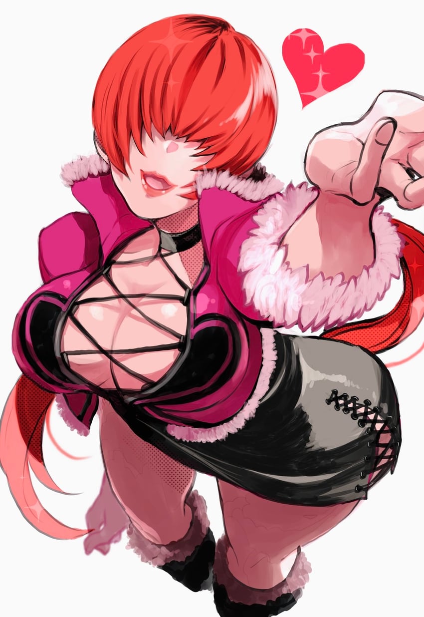shermie (the king of fighters and 1 more) drawn by futabamidori