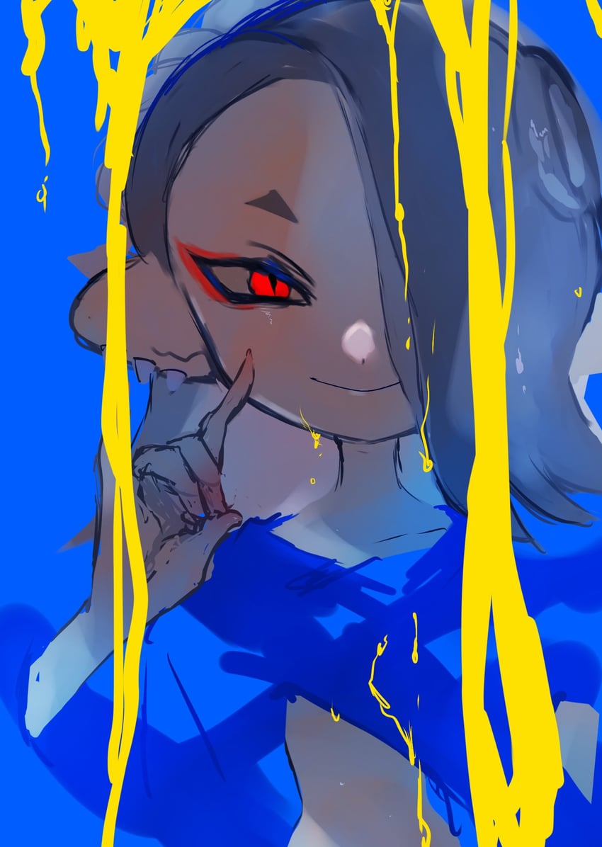 shiver (splatoon and 1 more) drawn by yuu_(0706_sy1)