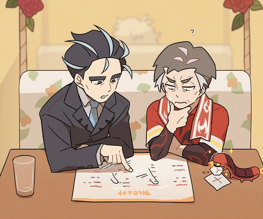 larry, kabu, and sizzlipede (pokemon and 3 more) drawn by ssalbulre