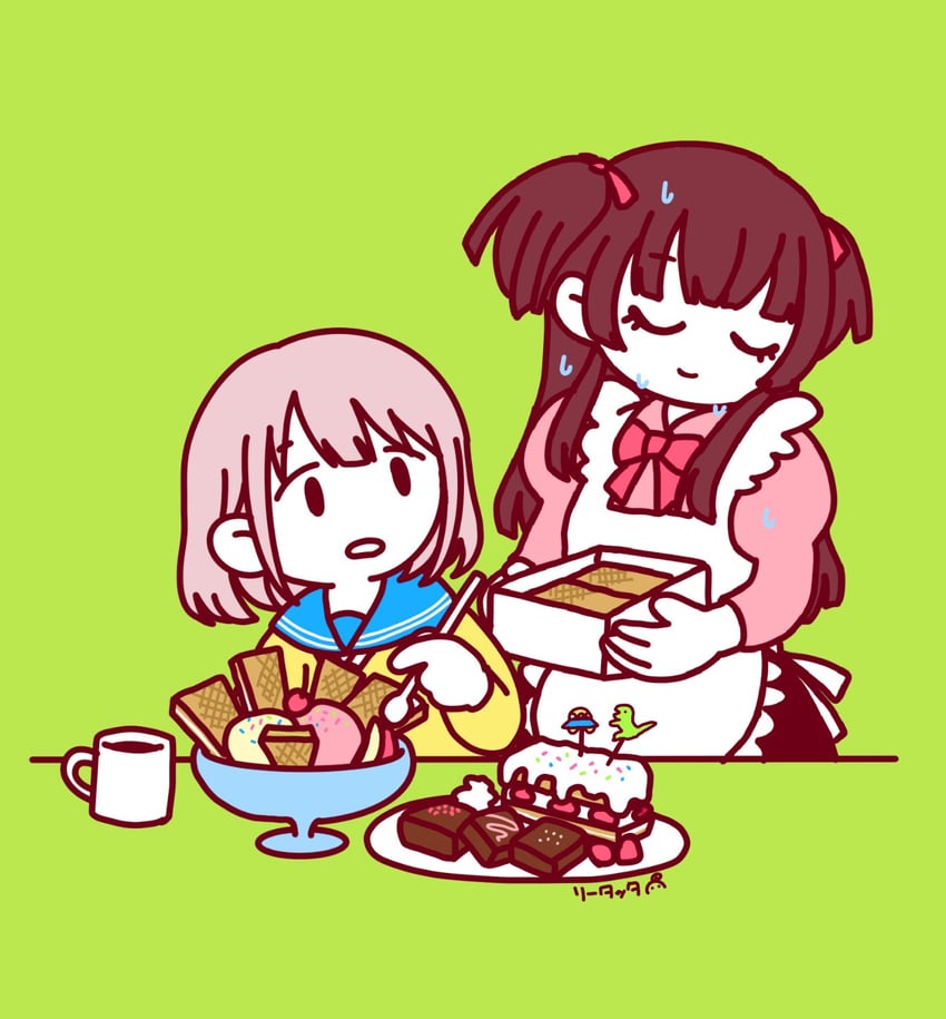 mayuzumi fuyuko and serizawa asahi (idolmaster and 1 more) drawn by ritatta