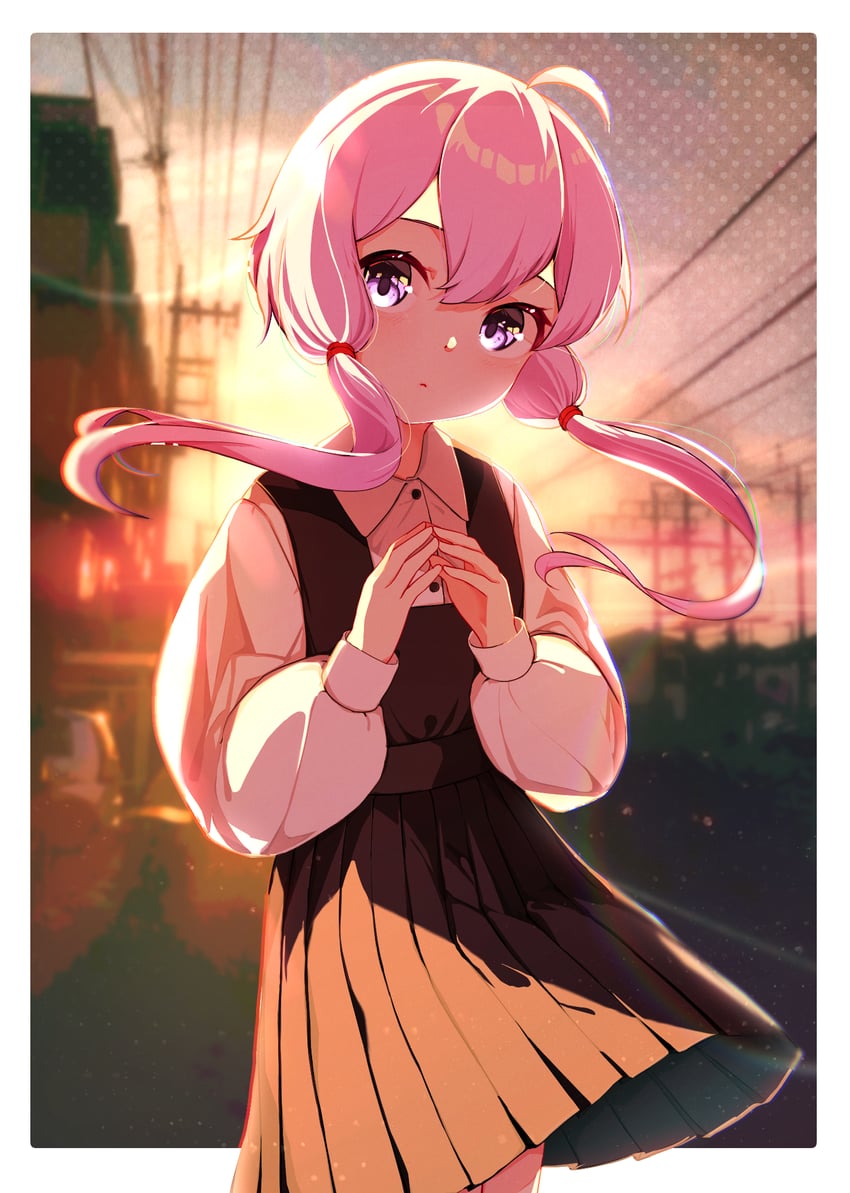 yuzuki yukari (vocaloid and 1 more) drawn by mikami_jun_(haaryan)