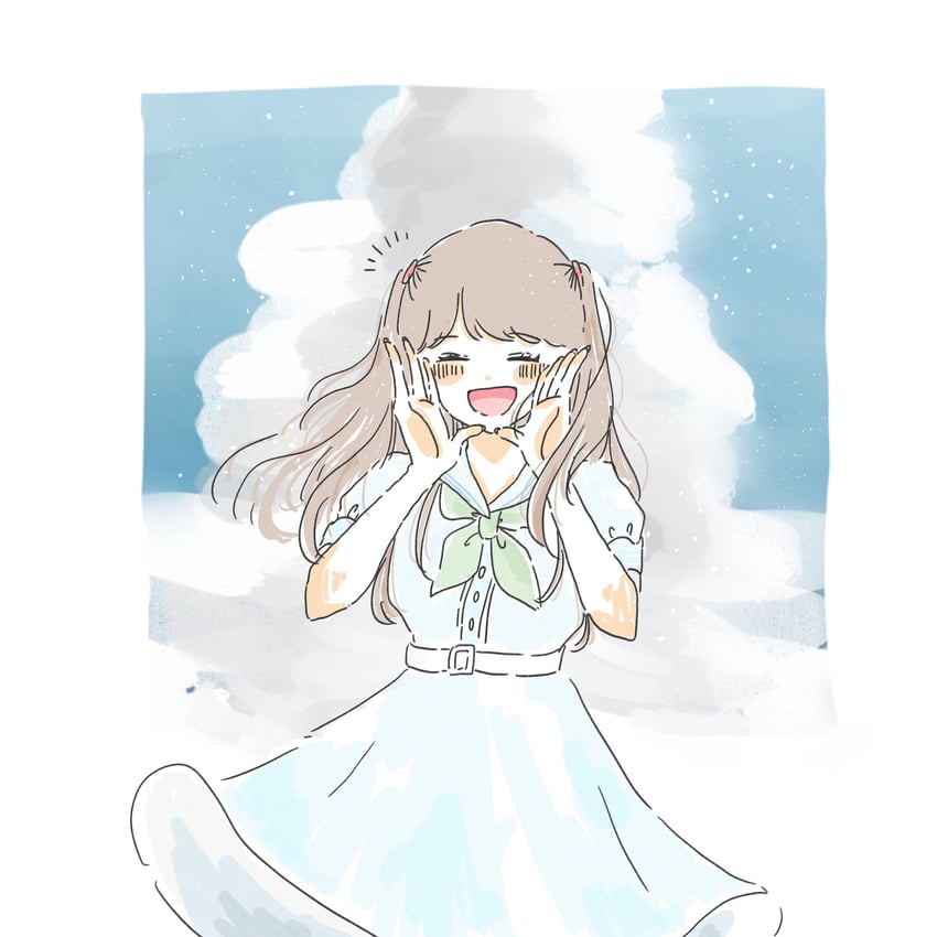 fujishima megumi (love live! and 1 more) drawn by tumiki_(tu_mi)