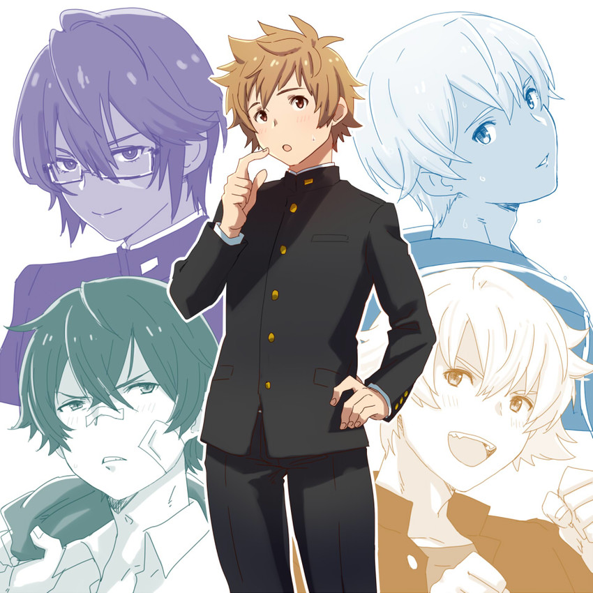 gran, ayer, feather, jamil, and joel (granblue fantasy) drawn by @@@_(eckzahn)