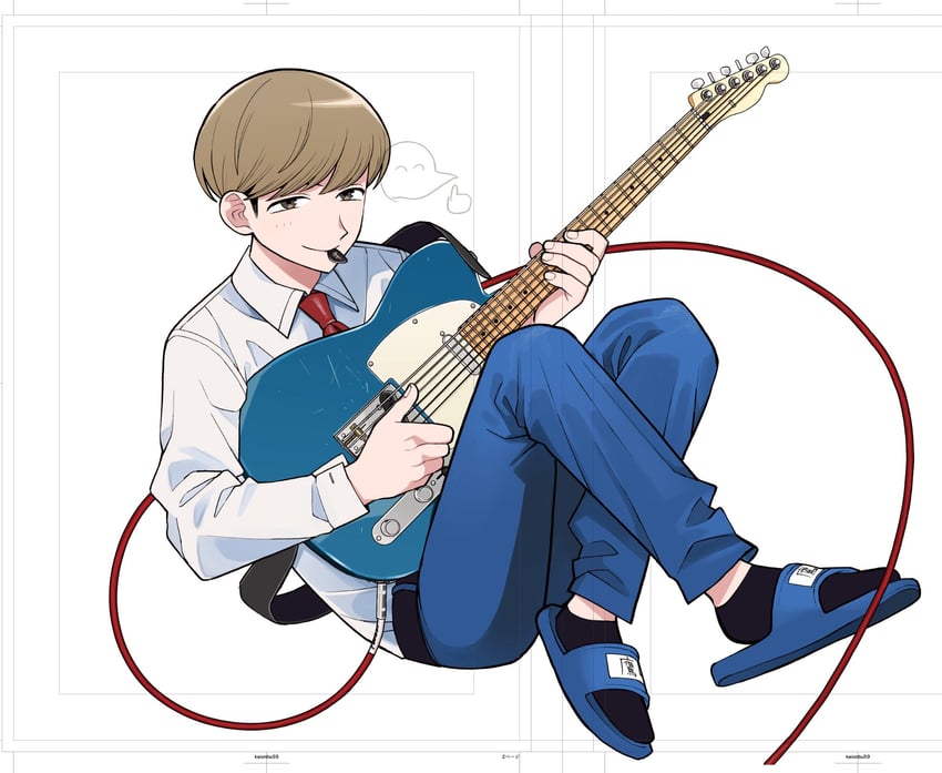 takami kouki (futsuu no keion-bu) drawn by denai_tetsuo