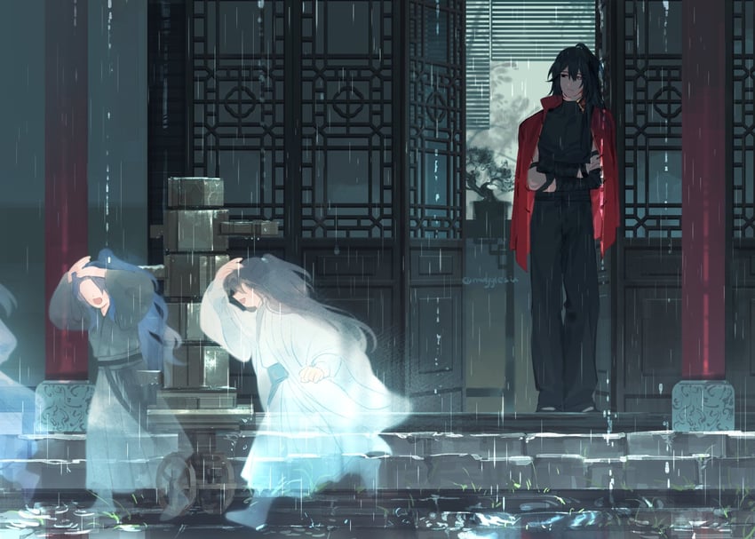 hong lu and lin daiyu (project moon and 1 more) drawn by mugglesix