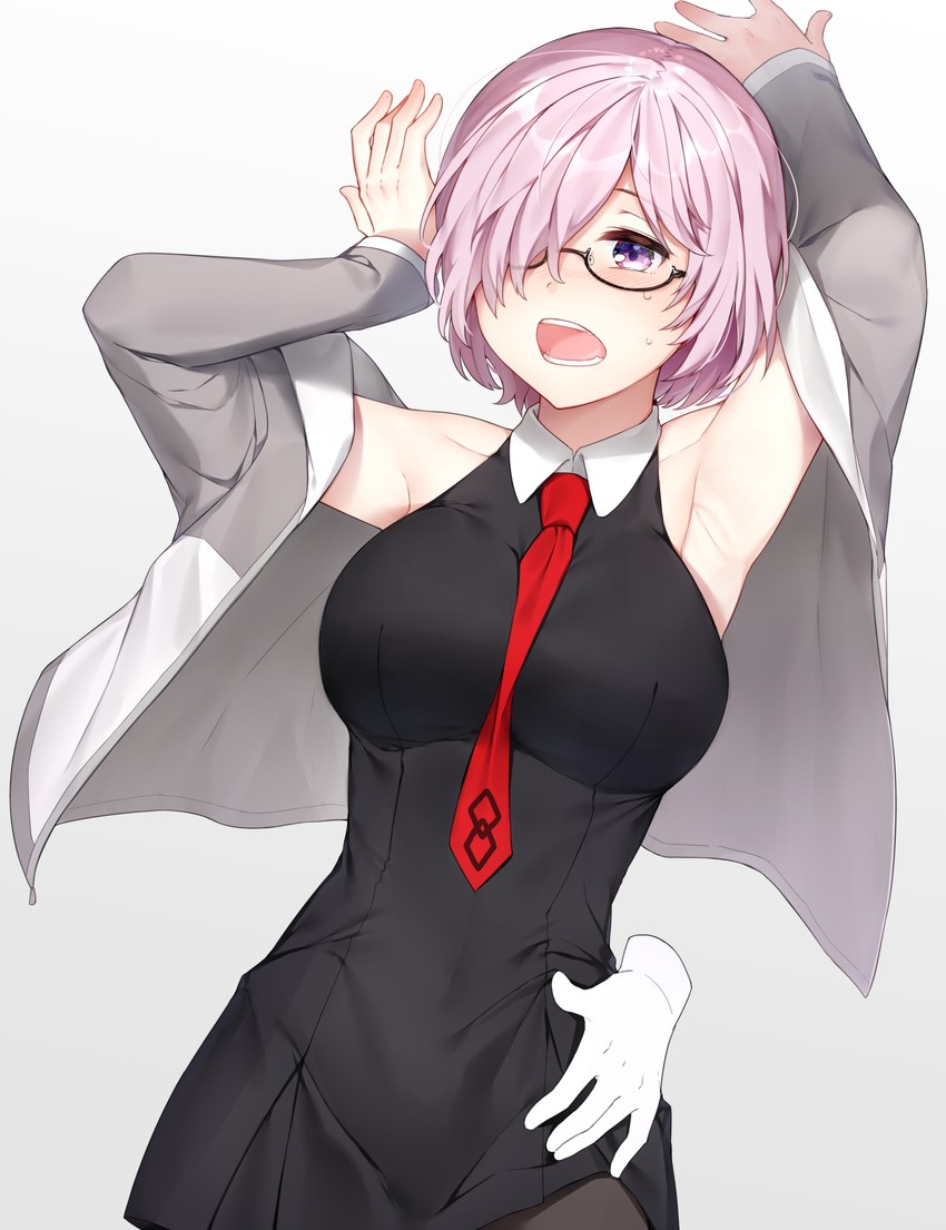 mash kyrielight (fate and 1 more) drawn by mono_(mono_mon)