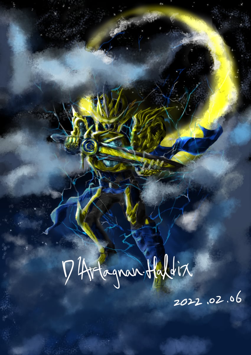 kamen rider espada and kamen rider espada arabiana night (kamen rider and 2 more) drawn by darutanyan_harudeikkusu