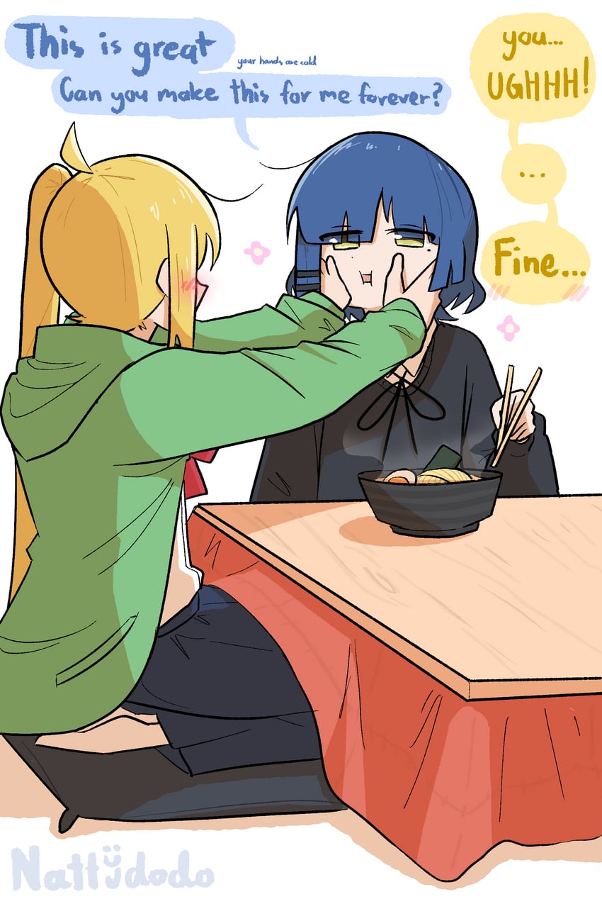 ijichi nijika and yamada ryo (bocchi the rock!) drawn by nattydodo_002