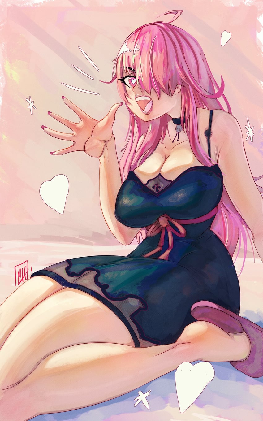mori calliope (hololive and 1 more) drawn by boutsoftheblind