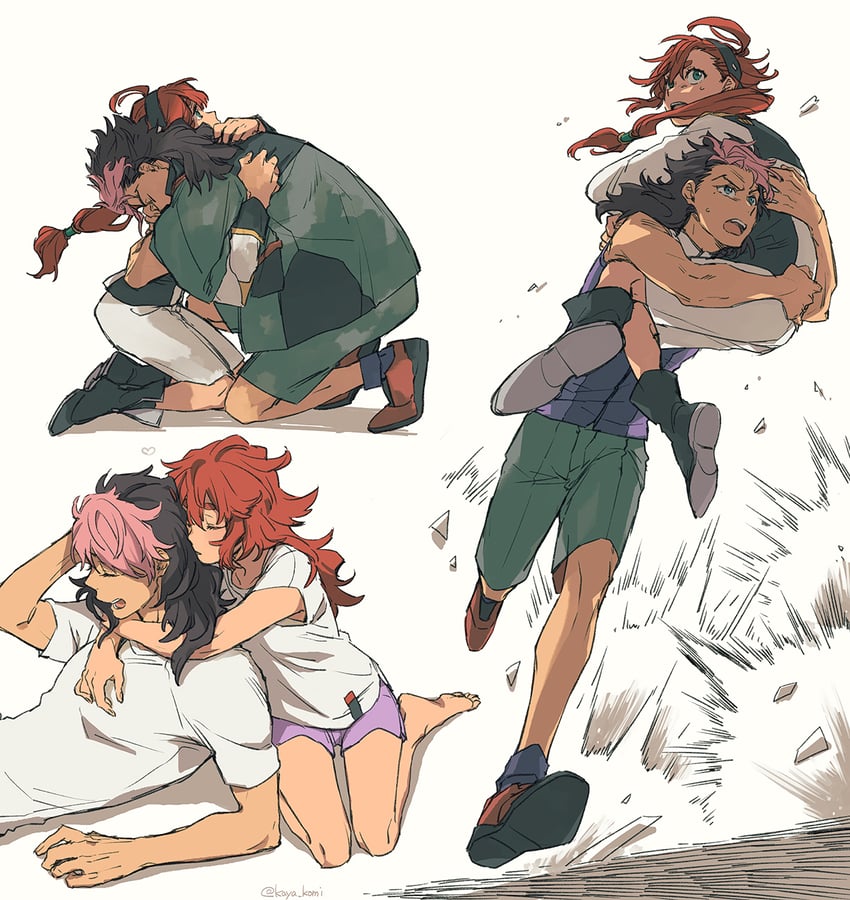 suletta mercury and guel jeturk (gundam and 1 more) drawn by wakaya_hana
