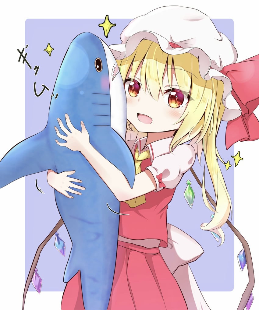 flandre scarlet (touhou and 1 more) drawn by iyo_(ya_na_kanji)