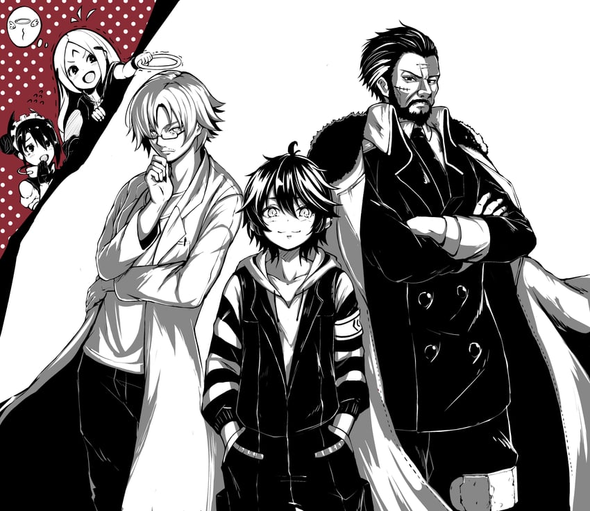 agent, dier, elisa, berezovich kryuger, and lycoris (girls' frontline) drawn by numazume