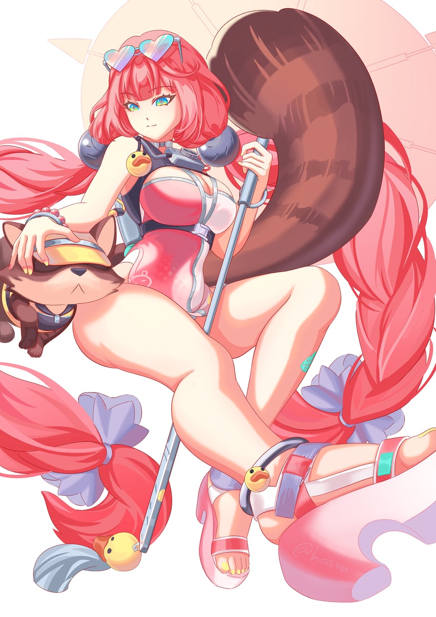 ukinami yuzuha and kama (zenless zone zero) drawn by hoavu