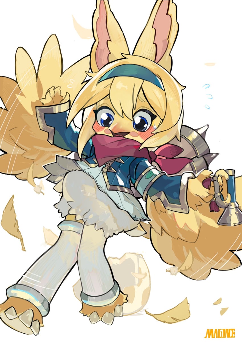 filo messenger fur hire (yu-gi-oh!) drawn by magiace