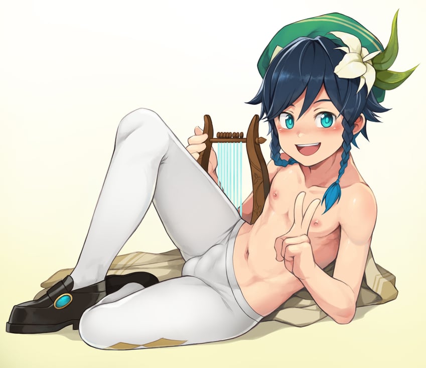 venti (genshin impact) drawn by daikung