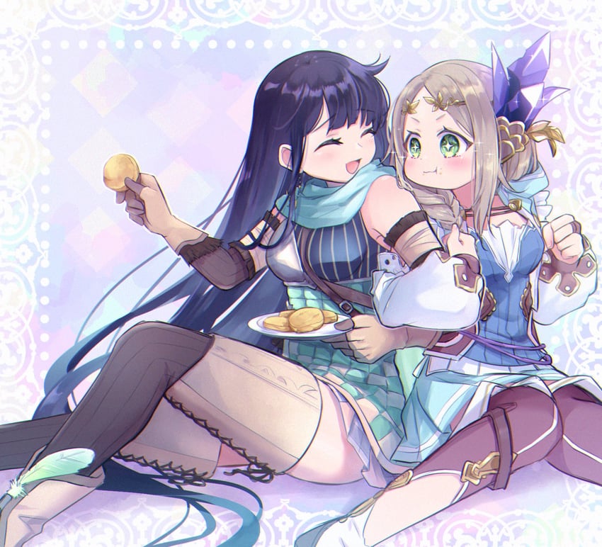 firis mistlud and liane mistlud (atelier and 1 more) drawn by aihira_(aihira12)