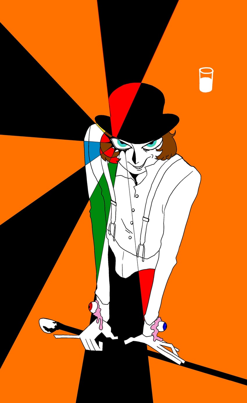 alex delarge (a clockwork orange) drawn by kipper_goodbreakfast