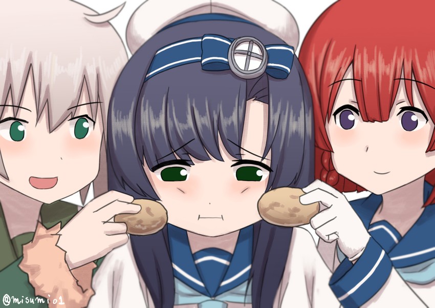 etorofu, matsuwa, and shimushu (kantai collection) drawn by misumi_(niku-kyu)