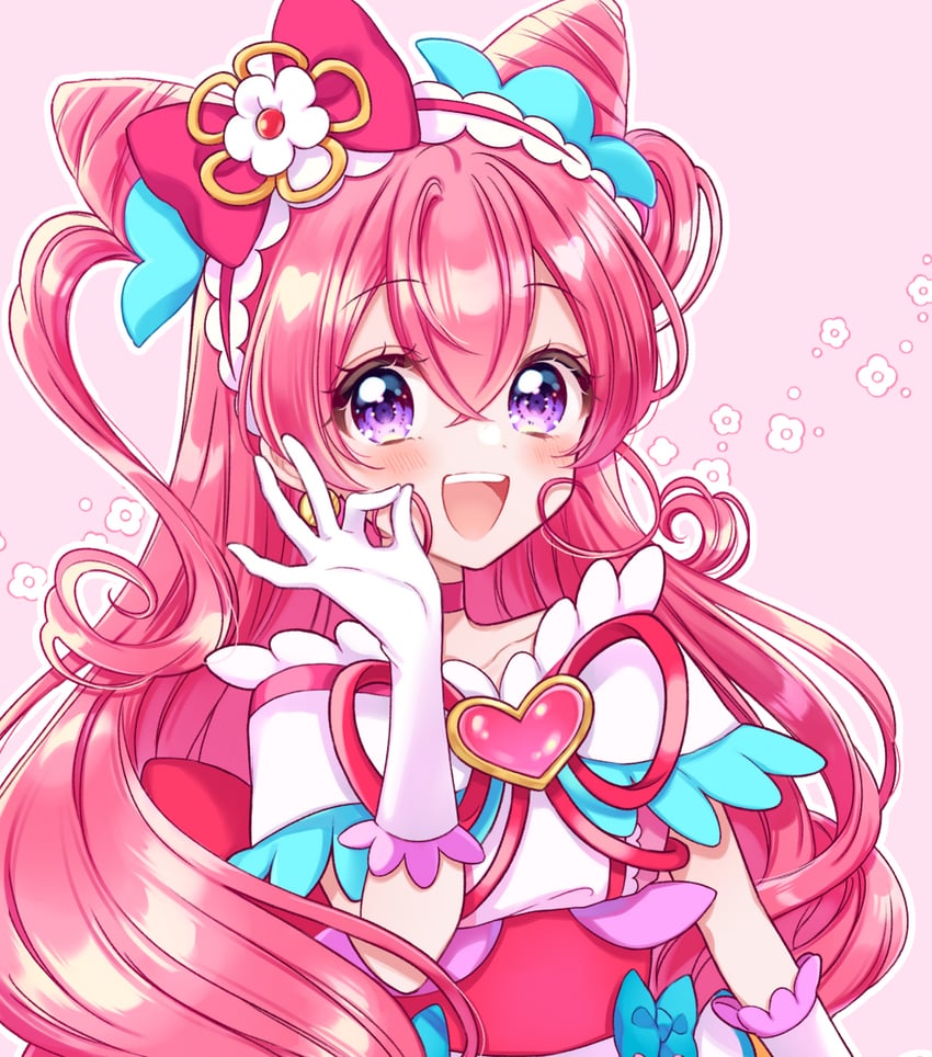 nagomi yui and cure precious (precure and 1 more) drawn by kuzumochi