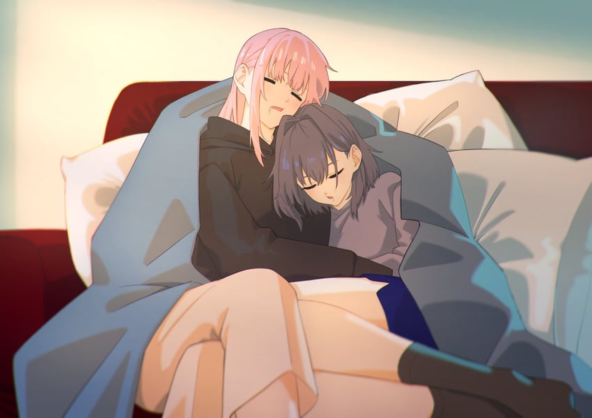 mori calliope and ouro kronii (hololive and 1 more) drawn by yuutomeh