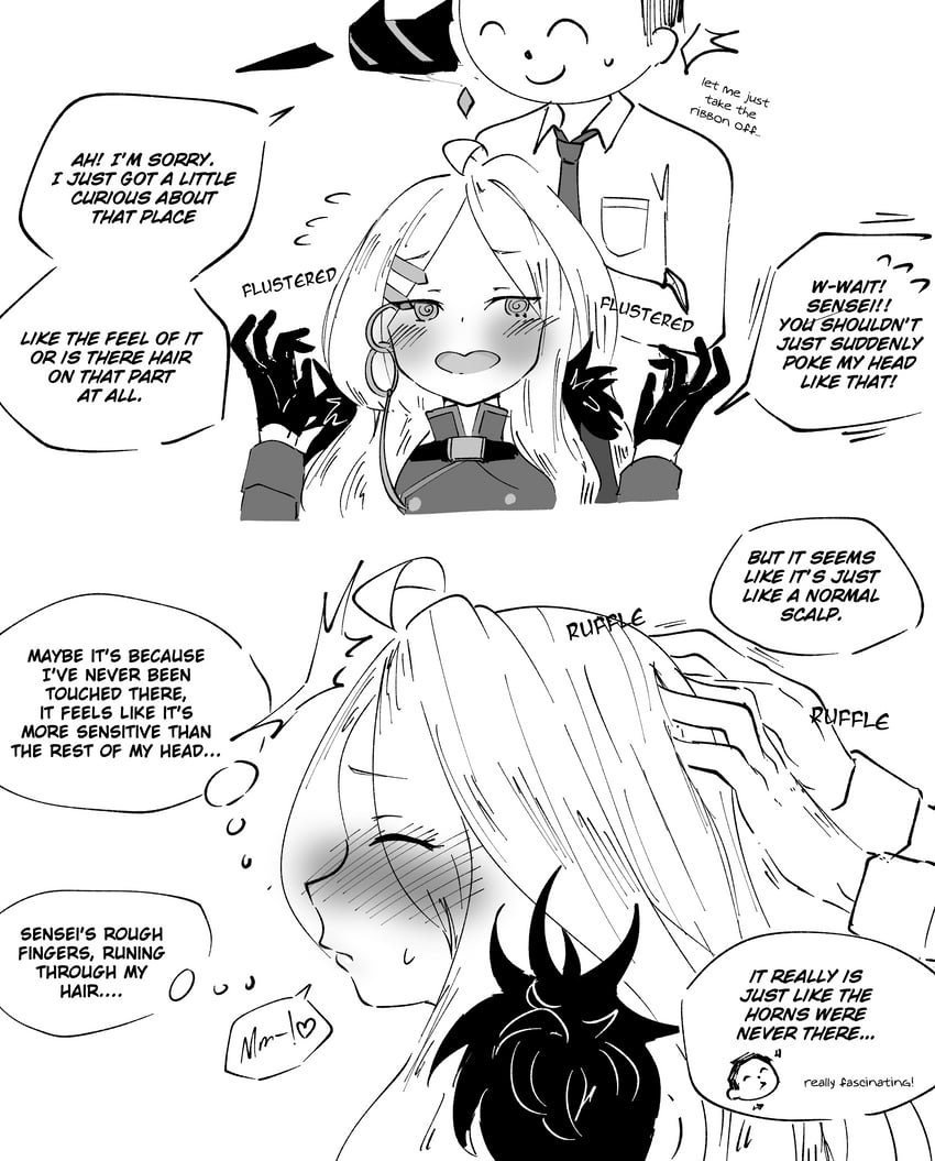sensei, doodle sensei, and hina (blue archive) drawn by zenome_leon