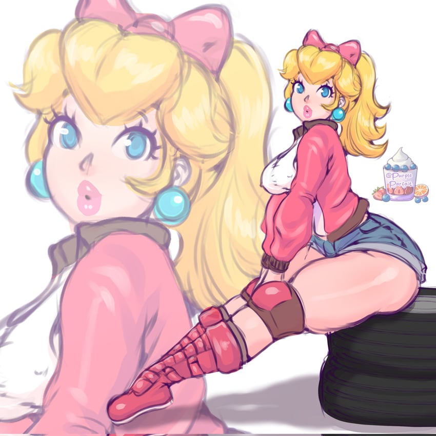 princess peach (mario and 2 more) drawn by madam_stiletto