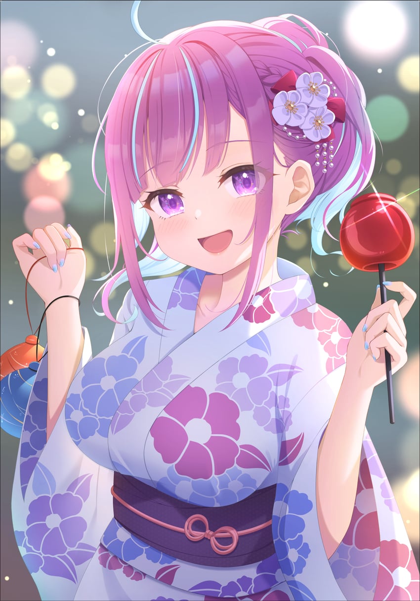 minato aqua (hololive) drawn by keikei_(kitty_colors)
