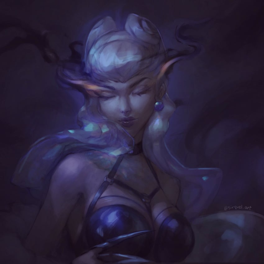 evelynn and k/da all out evelynn (league of legends) drawn by sirquel_art