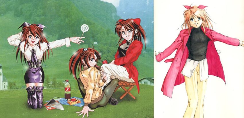 game no kanzume girl (sega and 2 more) drawn by yitsuse_masami