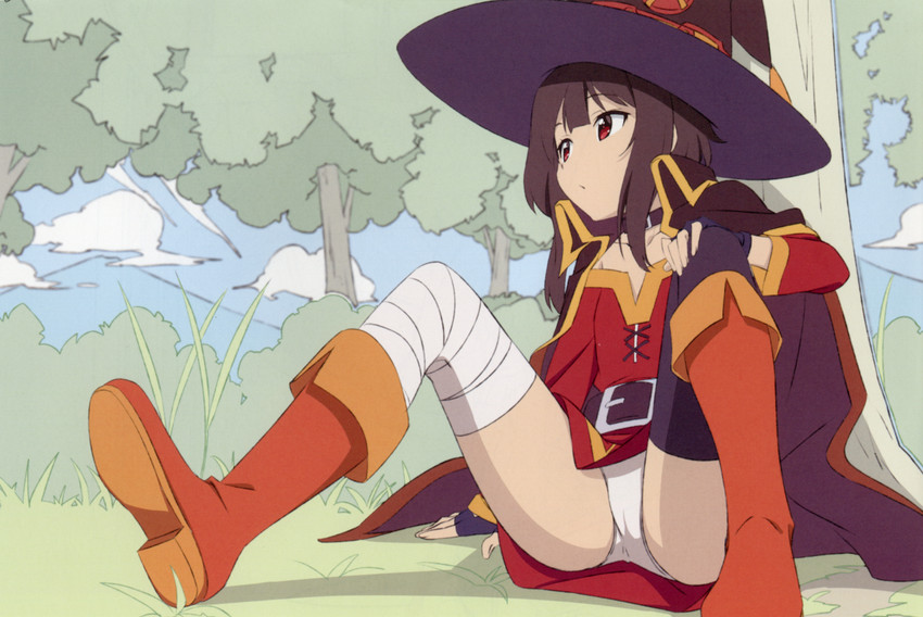 megumin (kono subarashii sekai ni shukufuku wo!) drawn by yamamoto_shuuhei